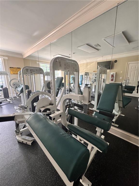 225 Bentley Place Tucker, GA 30084 - Photo 16 of 18 a room with gym equipment