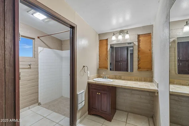 a view of outdoor space with seating area