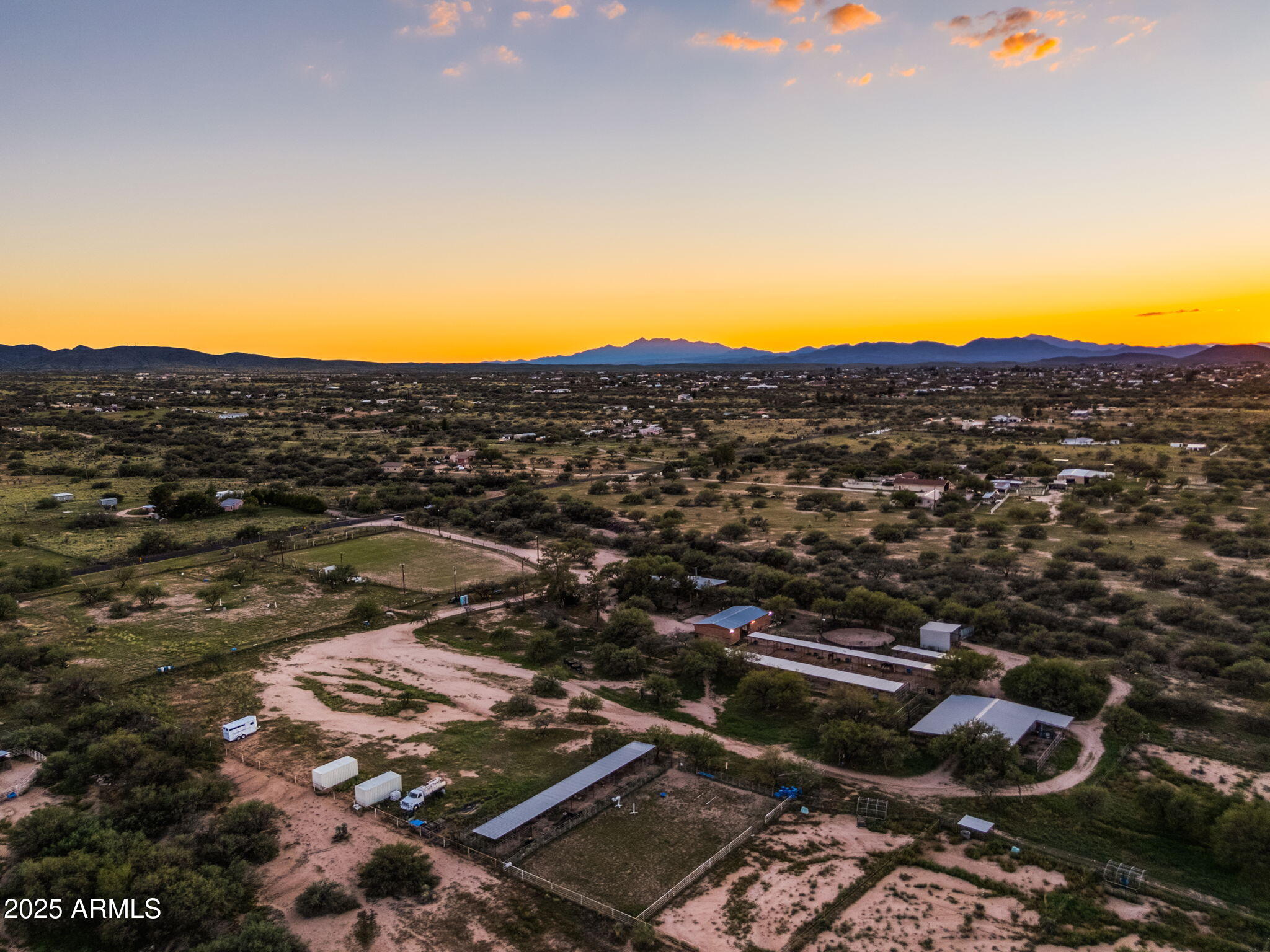 3036 West Williams Road Benson, AZ 85602 - Photo 4 of 50 an aerial view of residential houses with outdoor space