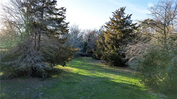 a view of outdoor space with green field and trees