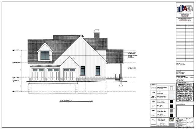 a black white and white building with a white sky