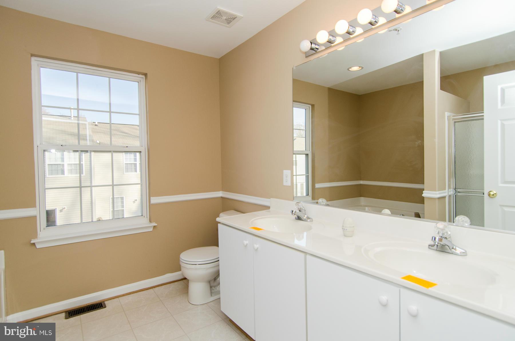 4034 Cutty Sark Road Baltimore, MD 21220 - Photo 21 of 30 a bathroom with a sink a toilet and a mirror
