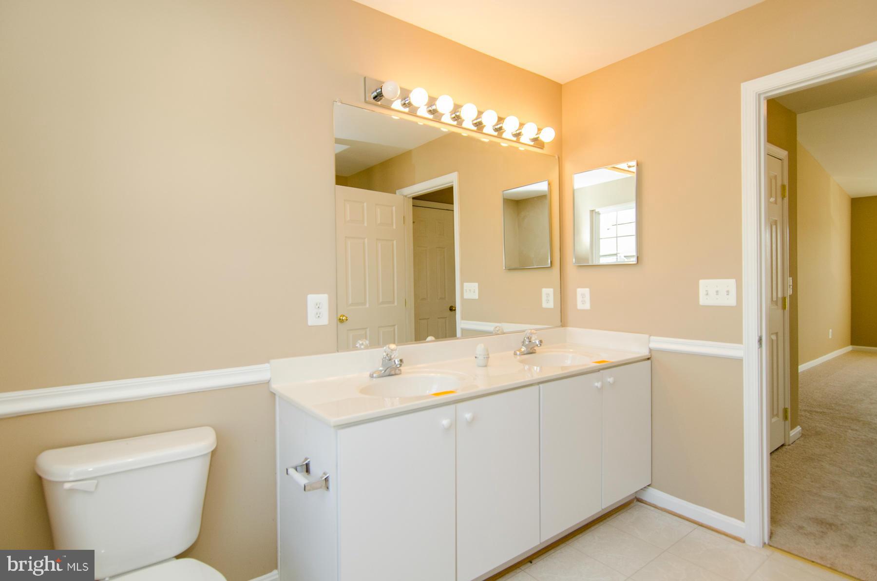 4034 Cutty Sark Road Baltimore, MD 21220 - Photo 25 of 30 a bathroom with a sink a toilet and a mirror