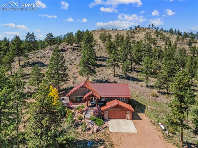 35 Toms Ranch Rd Lake Lake George, CO 80827 - Photo 42 of 50 Birds eye view of front of home with acreage