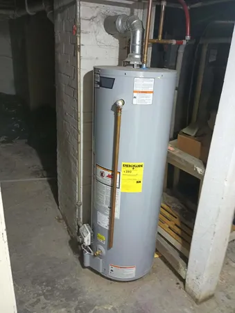 a view of water heater room