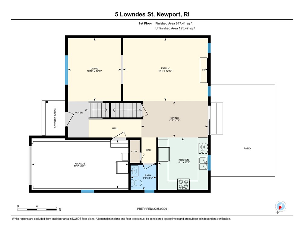 5 Lowndes Street Newport, RI 02840 - Photo 39 of 40 1st Floor plan