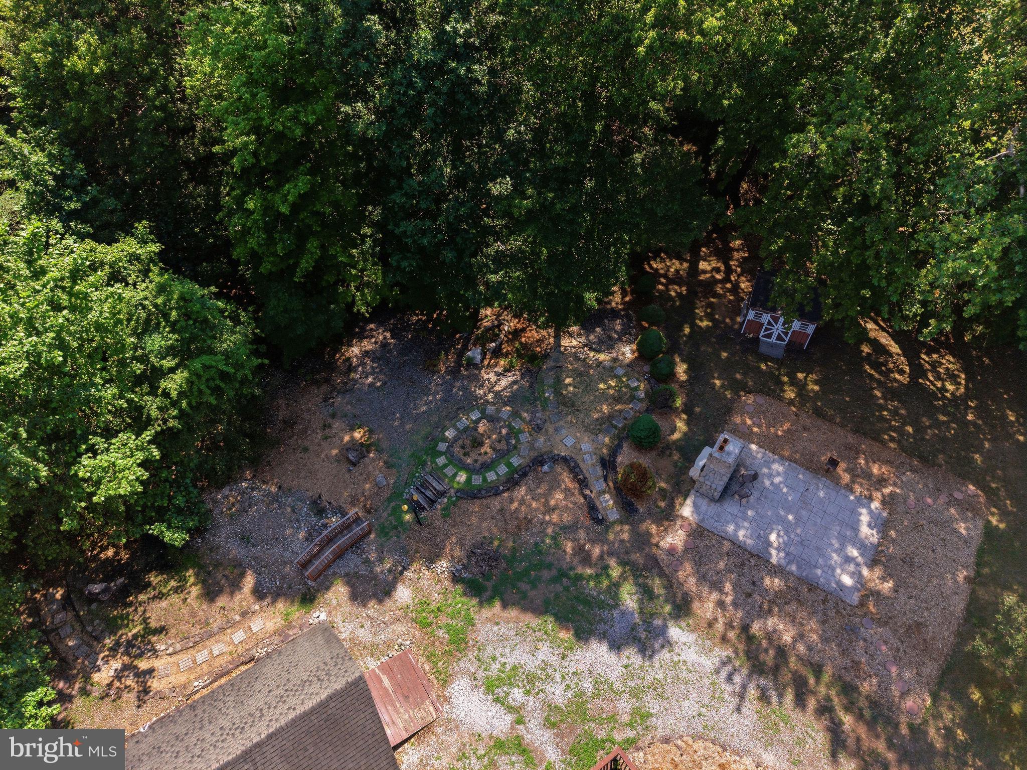 4150 Williams Wharf Road St. Leonard, MD 20685 - Photo 64 of 70 Serene garden oasis in lush greenery.
