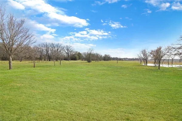 a view of a green field