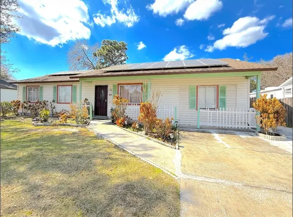 a view of a house with patio