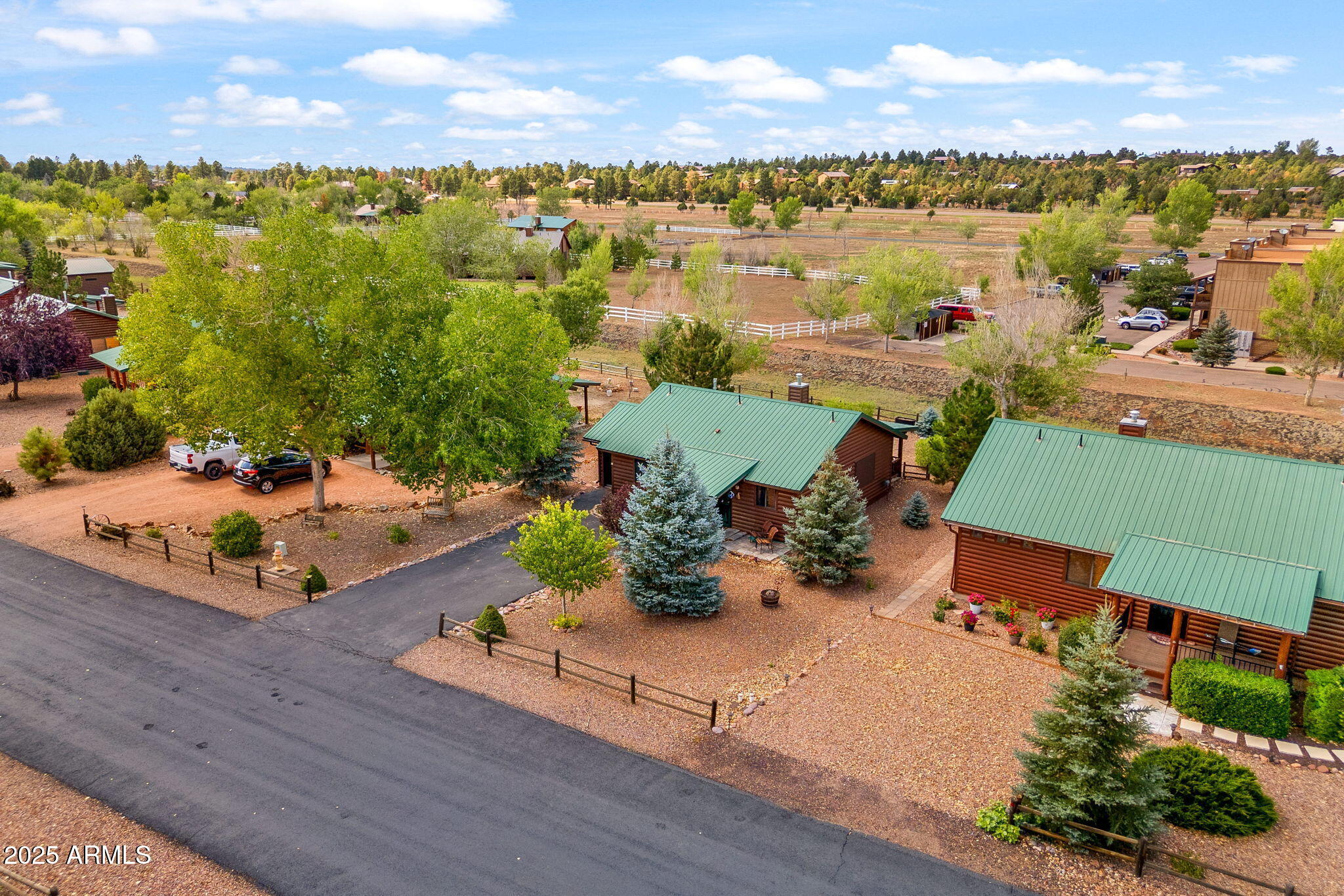 2344 Buffalo Loop Overgaard, AZ 85933 - Photo 25 of 30 an aerial view of a house with a ocean view
