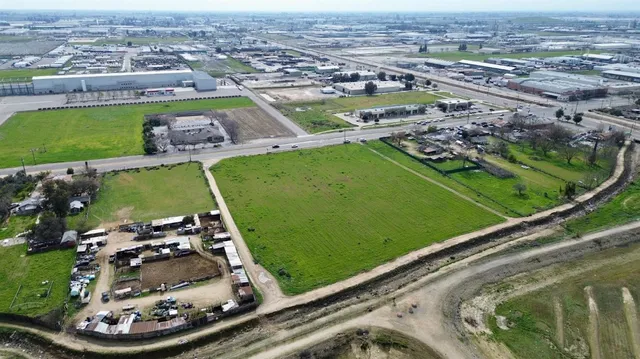 an aerial view of a football ground
