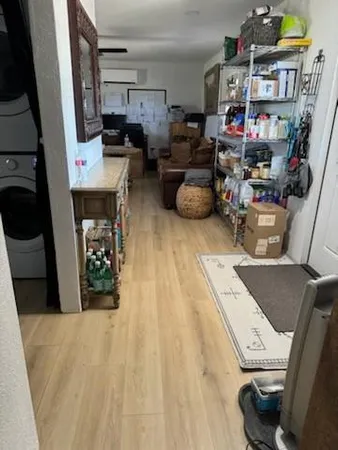 a room with storage and utility