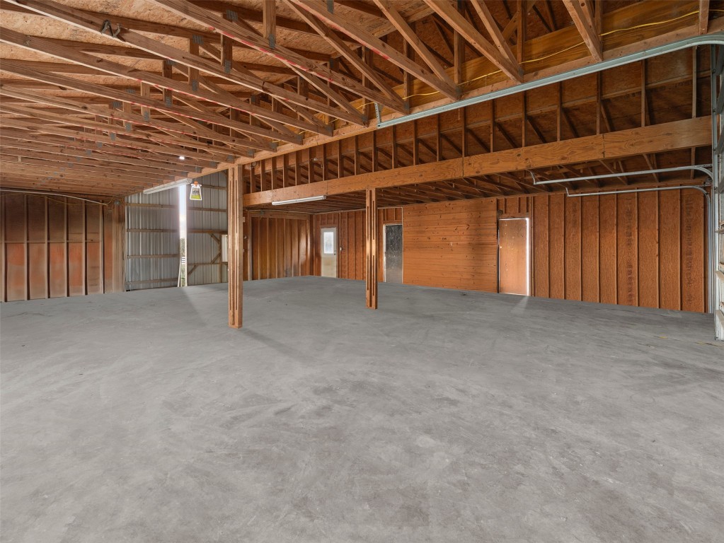 233 Courtnee's Way Georgetown, TX 78626 - Photo 15 of 19 View of inside barn. This photo has been virtually modified.