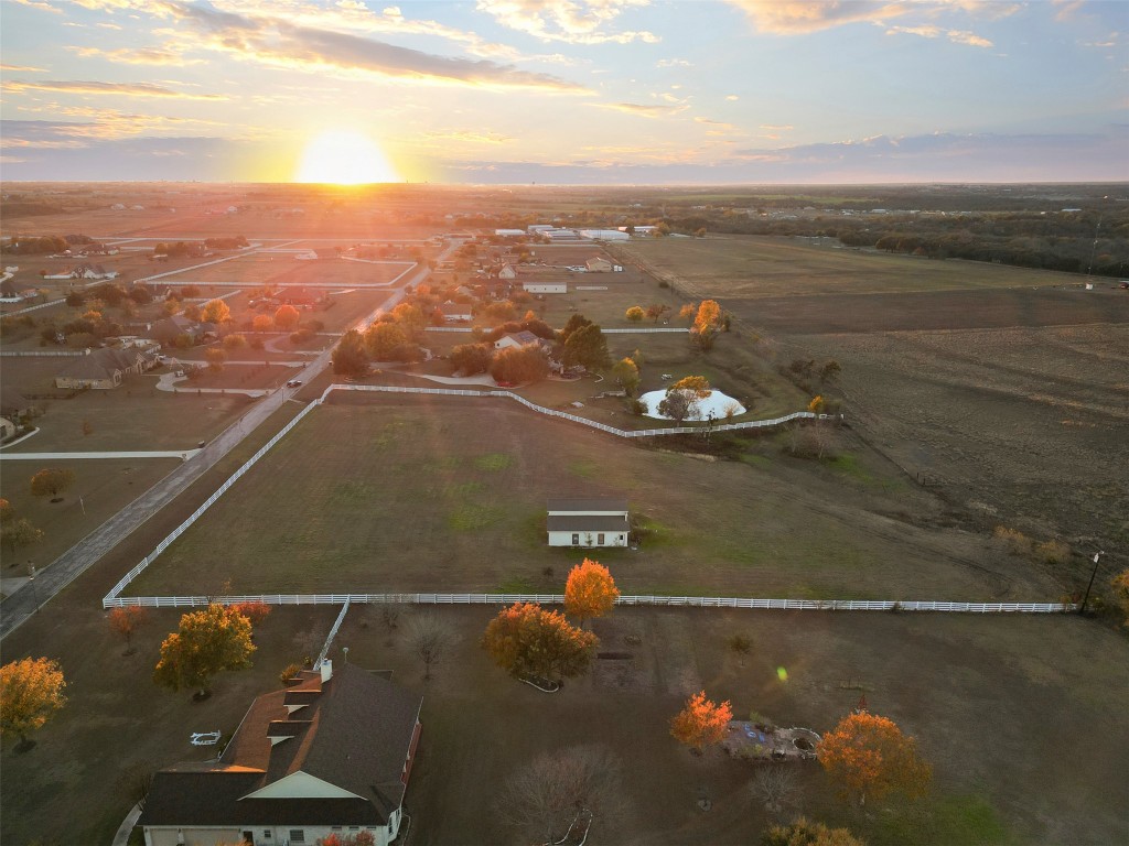 233 Courtnee's Way Georgetown, TX 78626 - Photo 3 of 19 Aerial overview of property's location with rural landscape