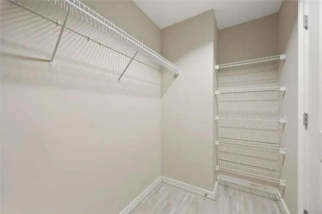 a view of walk in closet