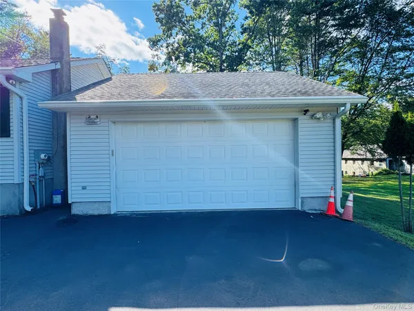 a backyard of a house