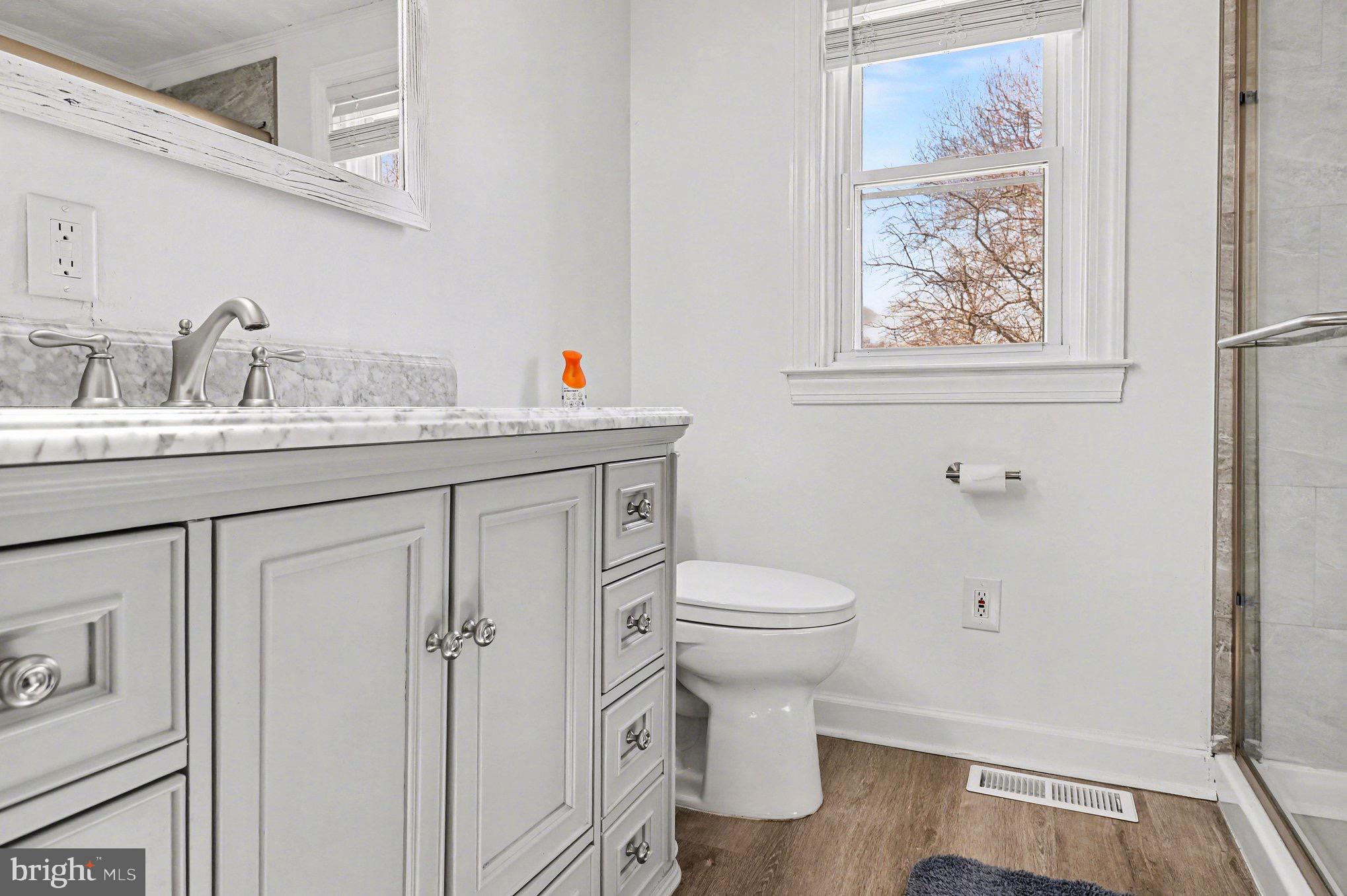 5408 Lewiston Road Spotsylvania, VA 22551 - Photo 14 of 32 a bathroom with a toilet a sink and a window
