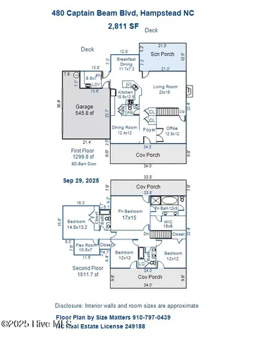 $785,000 | 480 Captain Beam Boulevard, Hampstead, NC 28443