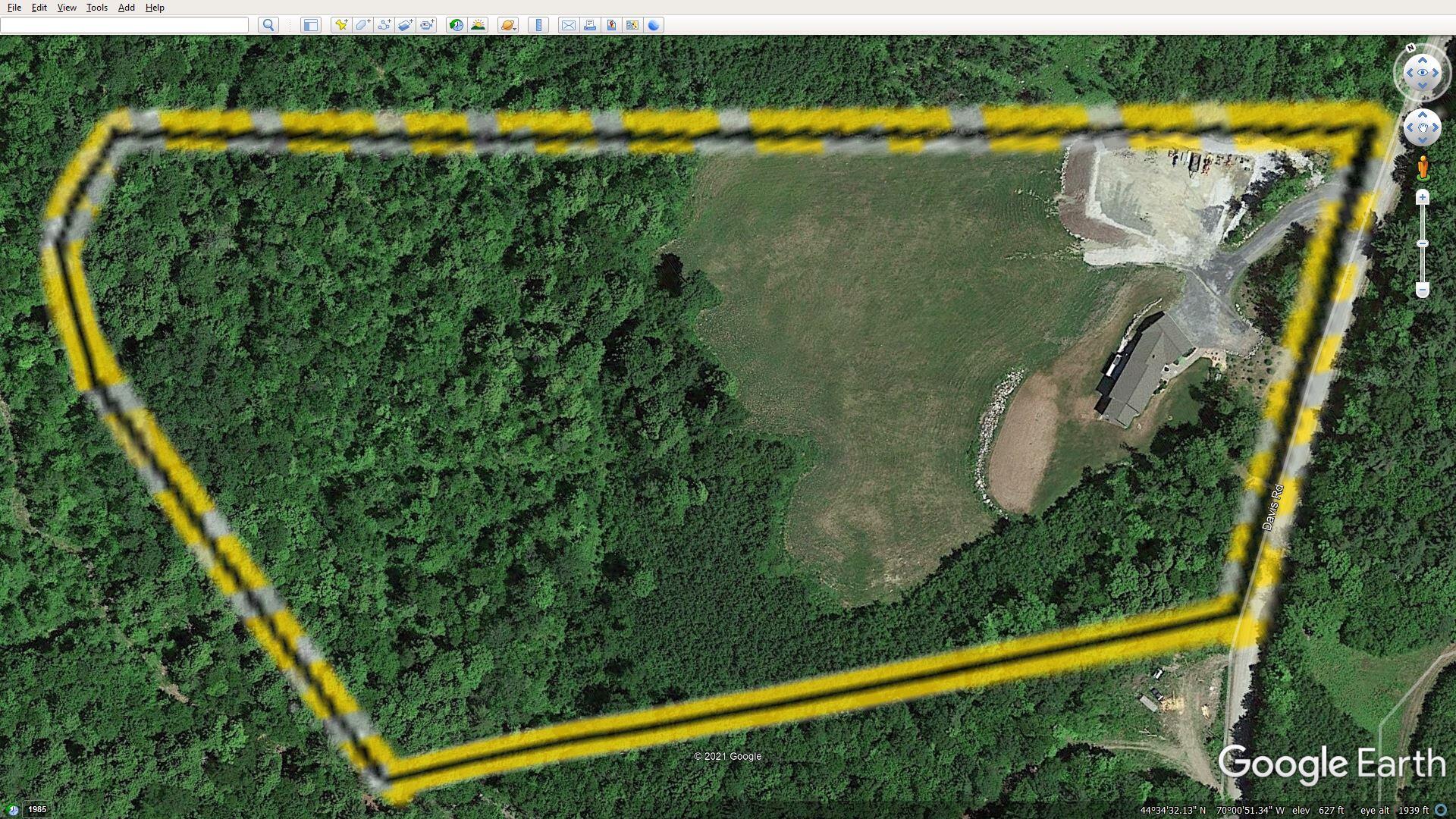 126 Davis Road Vienna, ME 04360 - Photo 54 of 59 Birdseye view 1