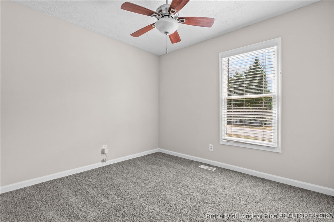 8810 Tangletree Drive Linden, NC 28356 - Photo 31 of 50 an empty room with chandelier fan and windows