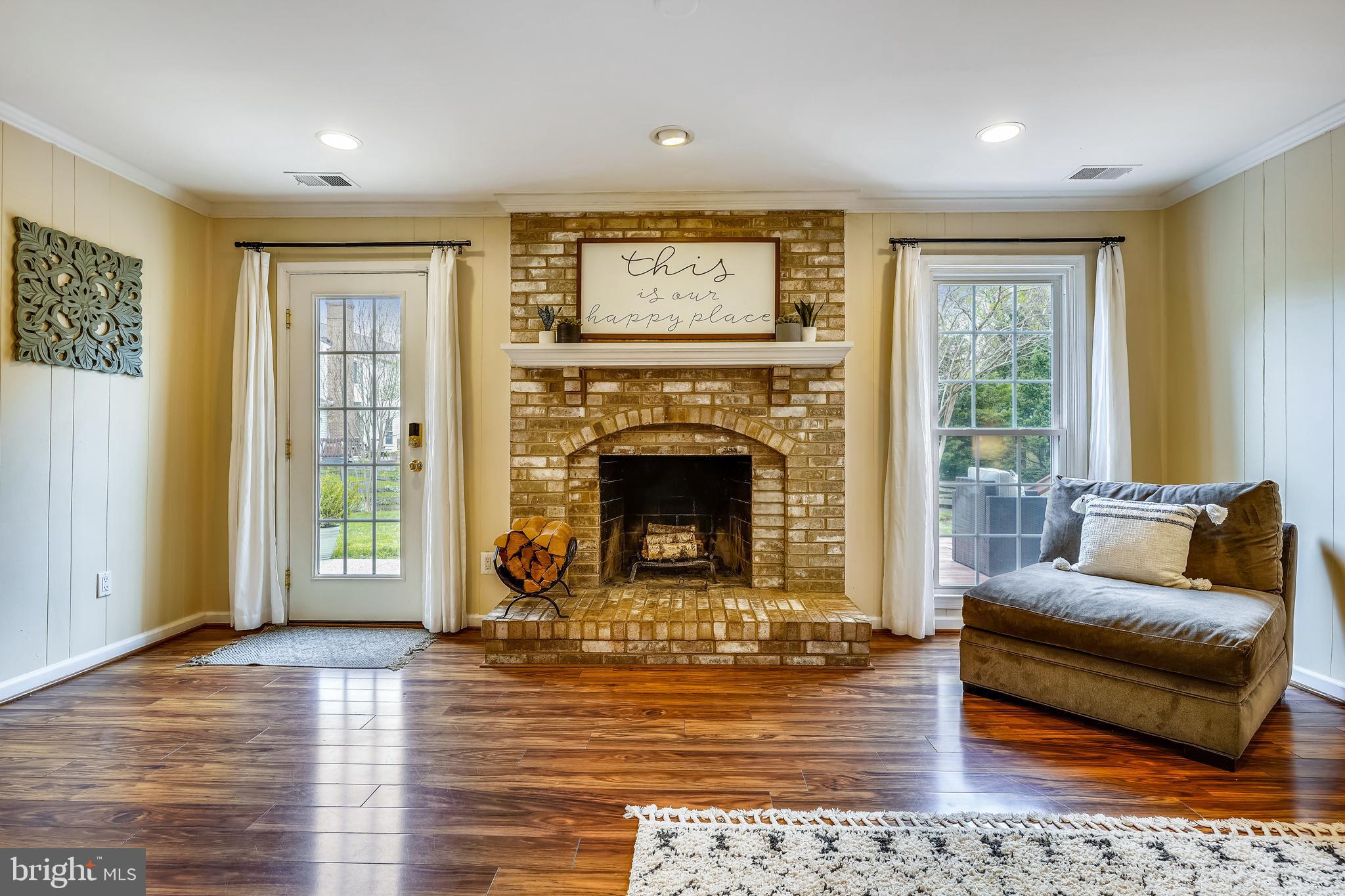 110 Minor Road Sterling, VA 20165 - Photo 14 of 57 Cozy up next to the wood burning fireplace