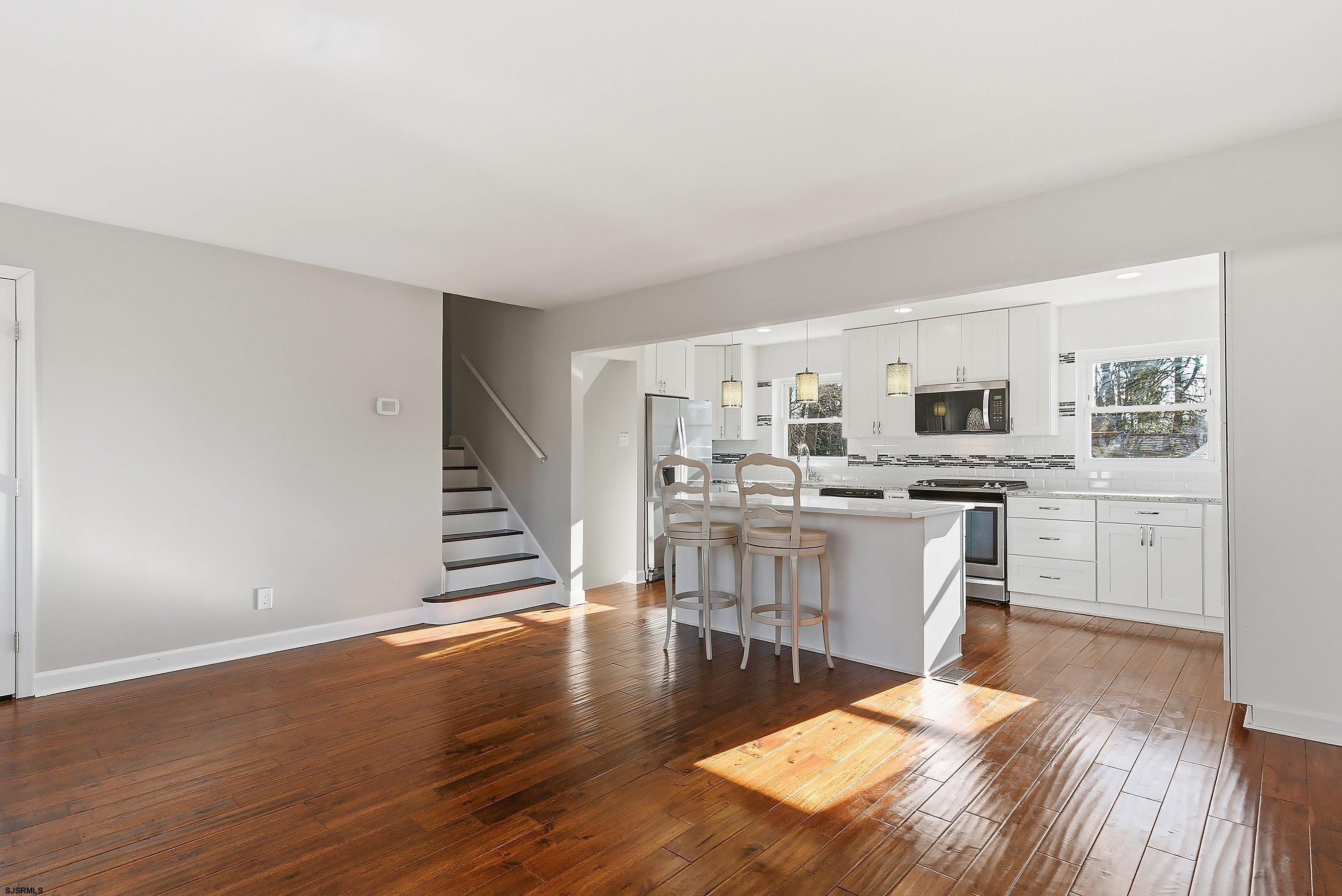183 Jordan Road Somers Point, NJ 08244 - Photo 10 of 42 a kitchen with stainless steel appliances a refrigerator and cabinets