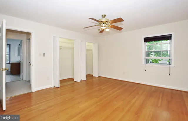 a view of an empty room