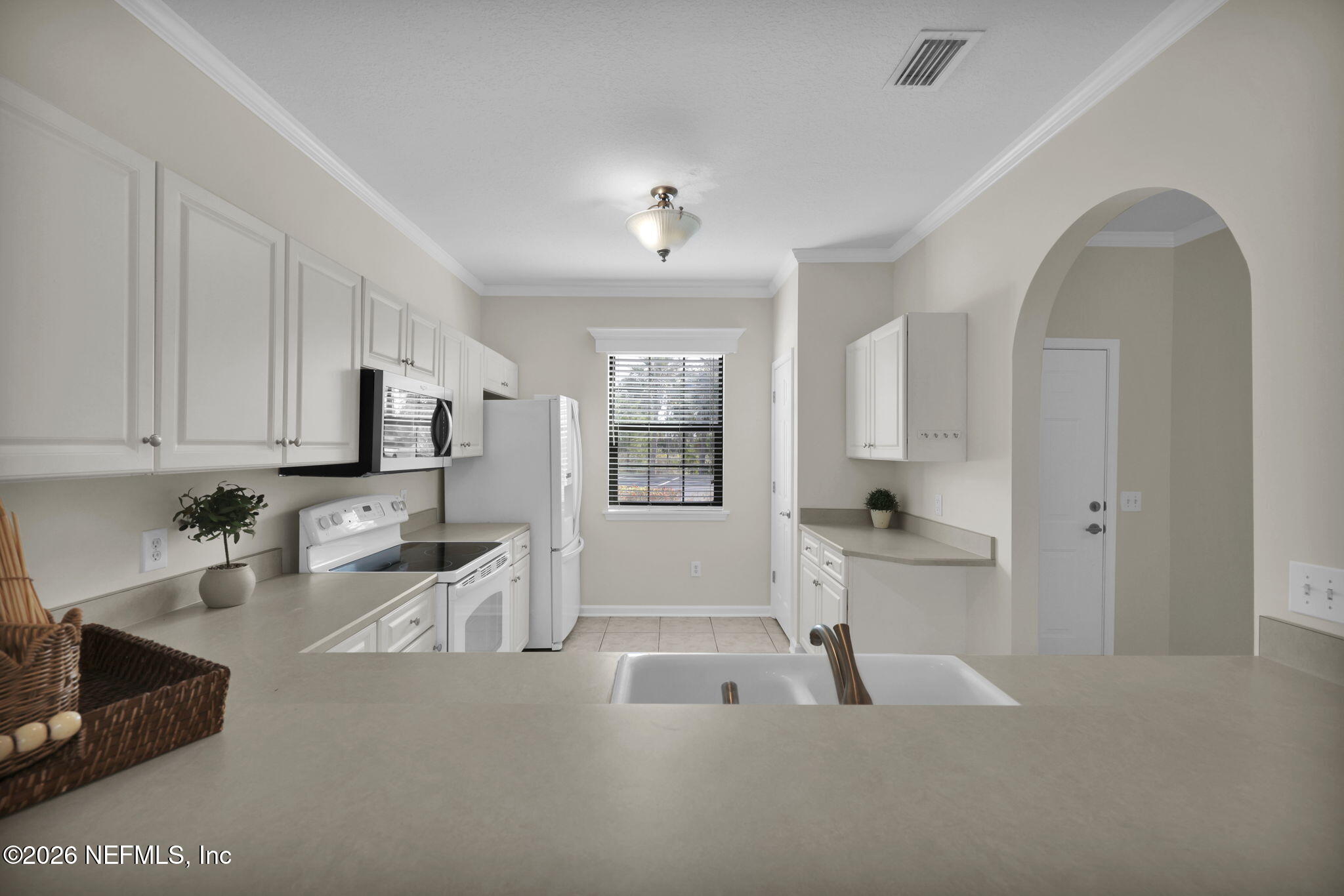 Kitchen back to front