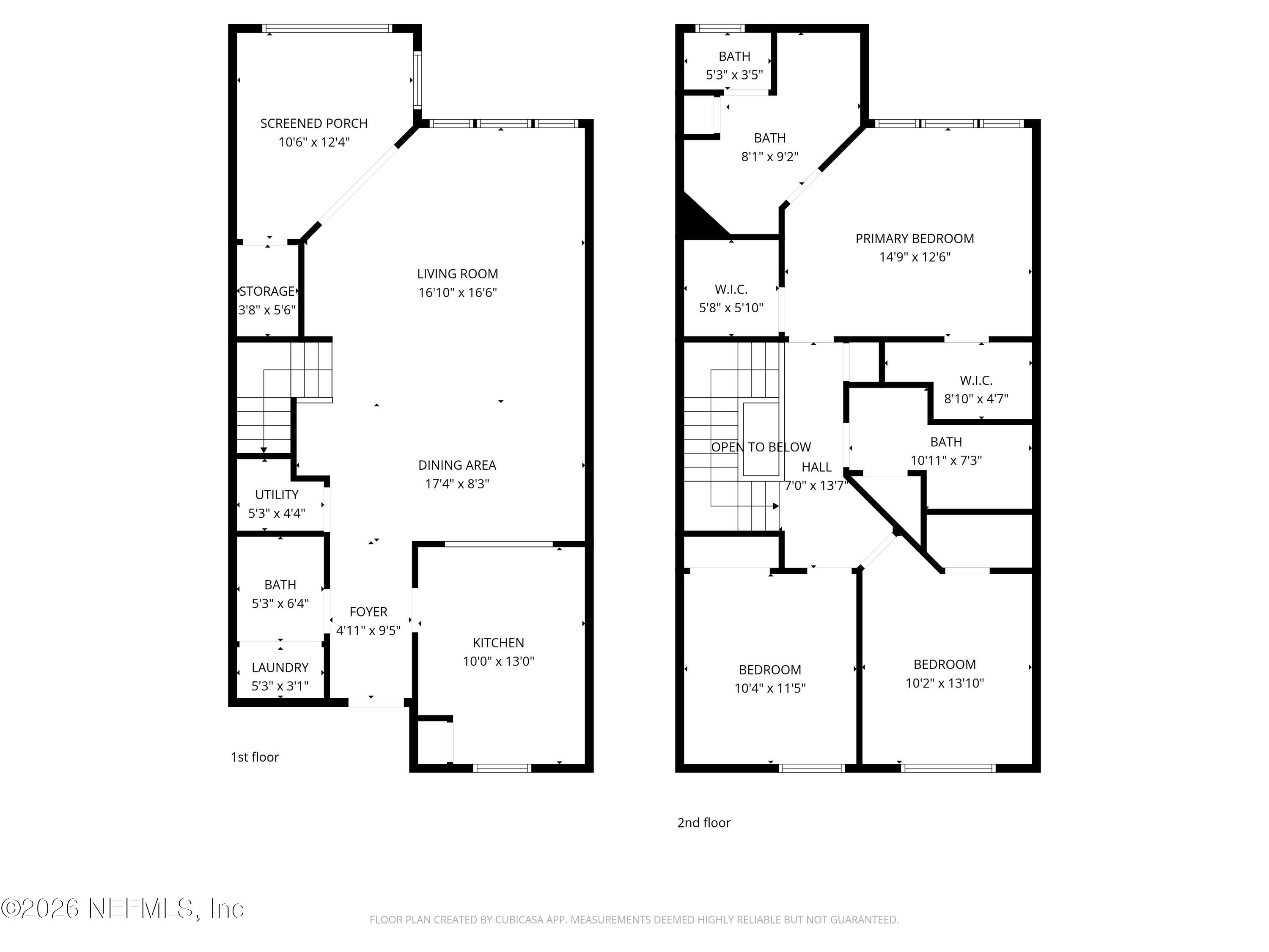 3117 Haley Pointe Road St. Augustine, FL 32084 - Photo 51 of 51 1-2D Floor Plan for 3117 Haley Pointe Ro