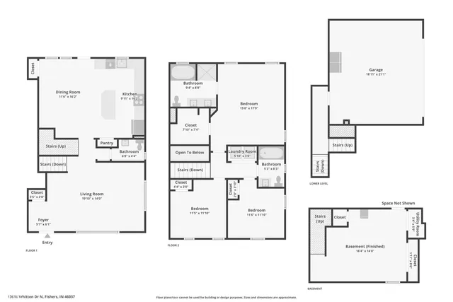 $350,000 | 13616 Whitten Drive North, Fishers, IN 46037