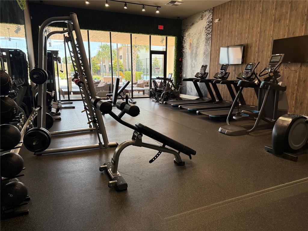 3065 Rockefeller Way Kissimmee, FL 34747 - Photo 46 of 59 a view of a room with gym equipment