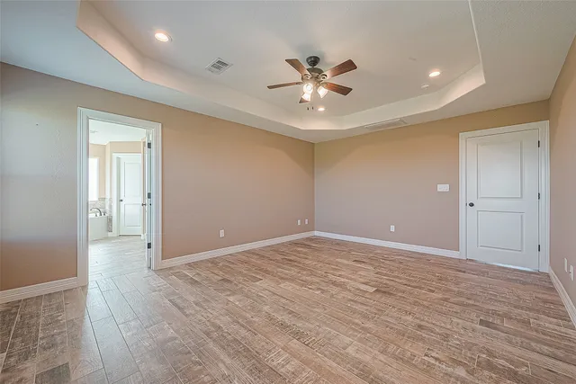 a view of an empty room