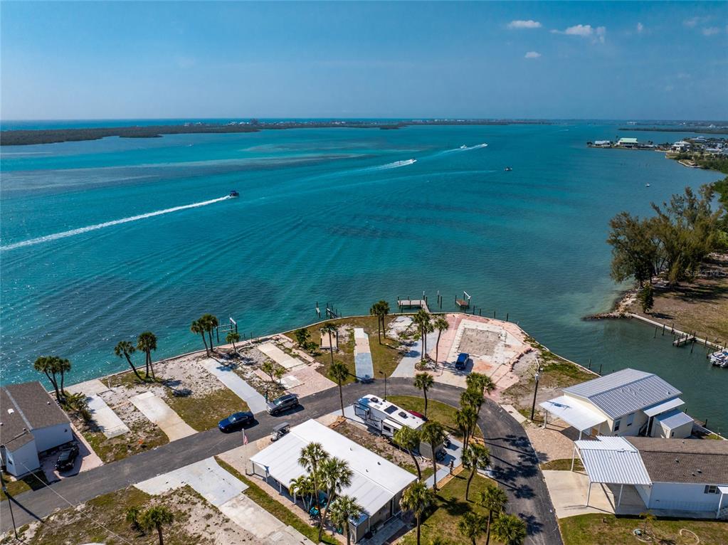 7500 Park Pointe Drive, Unit 42 Englewood, FL 34224 - Photo 24 of 33 an aerial view of a house with a ocean view