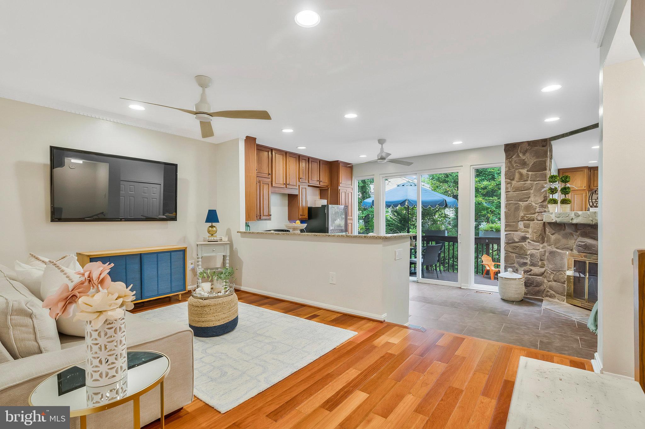 2026 Chadds Ford Drive Reston, VA 20191 - Photo 7 of 45 Family room flows into kitchen