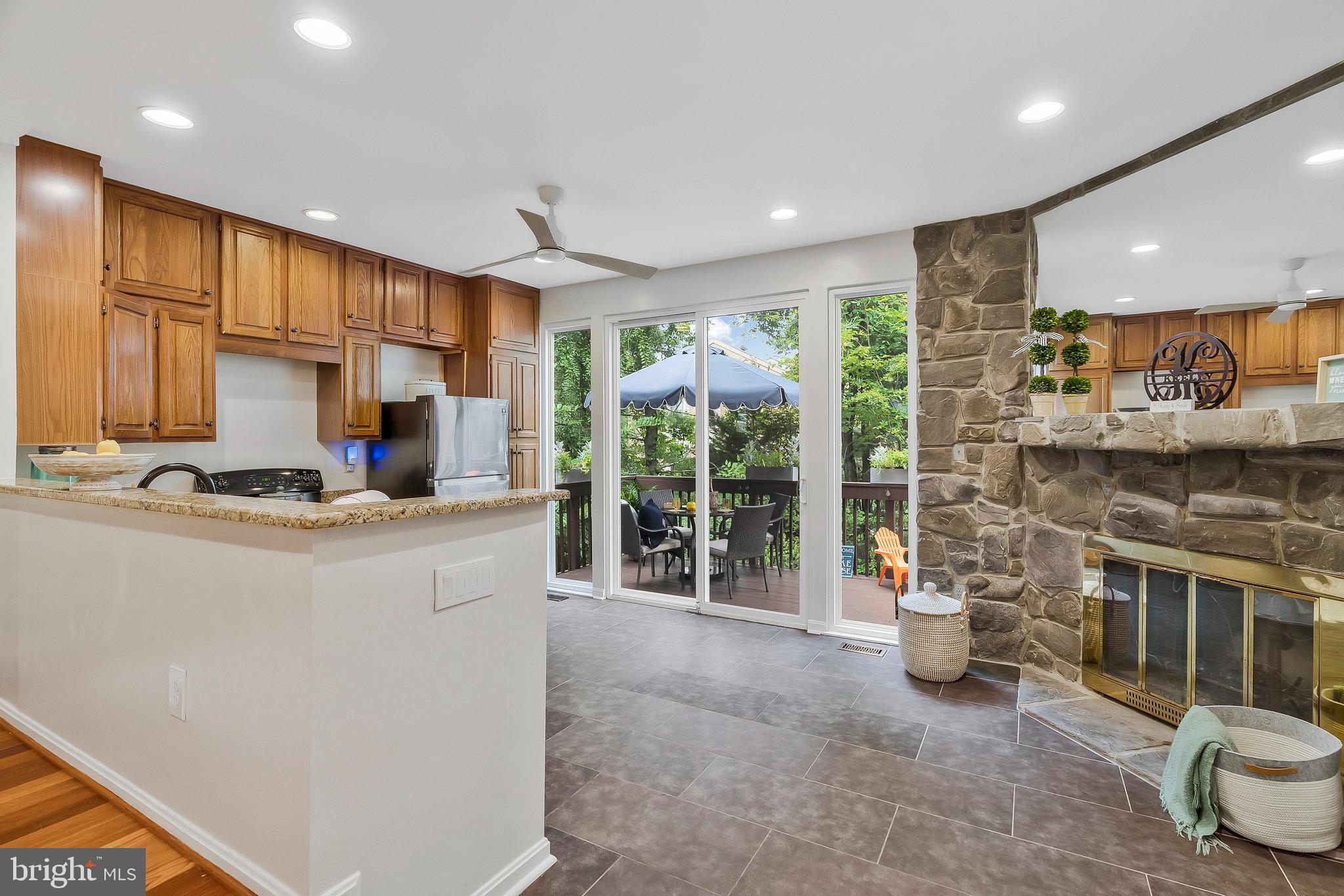 2026 Chadds Ford Drive Reston, VA 20191 - Photo 10 of 45 Access to large deck from kitchen