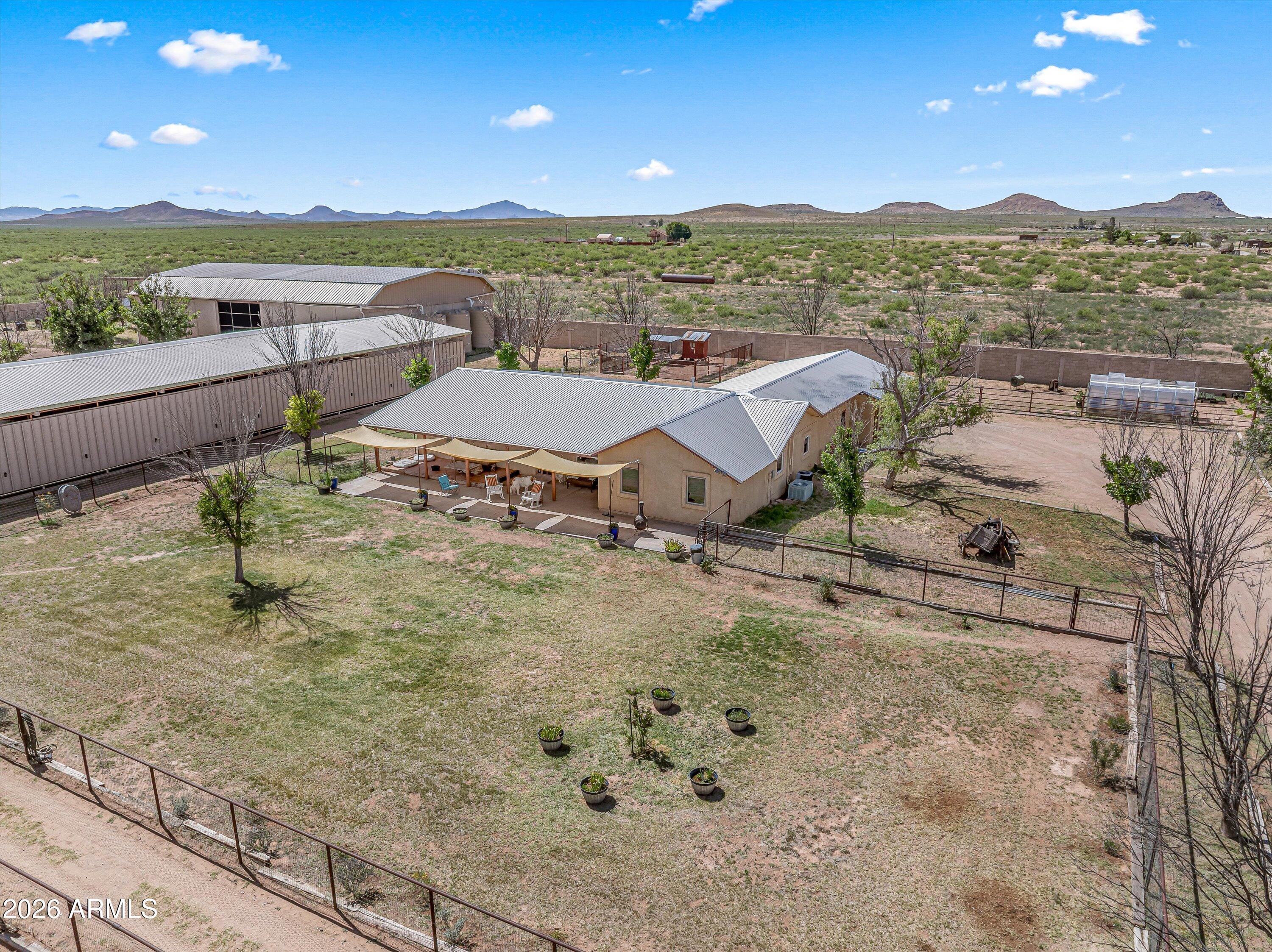 3661 East Antelope Road Pearce, AZ 85625 - Photo 3 of 52 03-Main House Fenced Yard