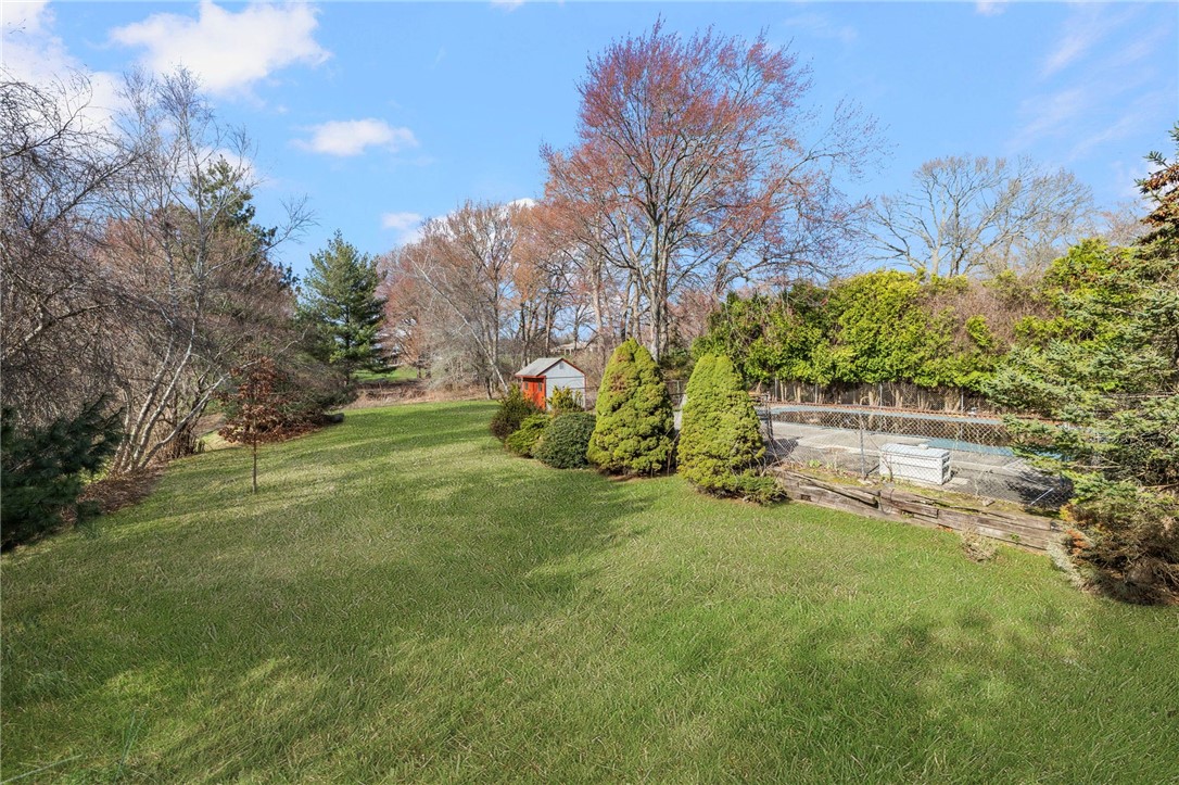 285 Randall Avenue Warwick, RI 02889 - Photo 36 of 37 View of back yard from deck - a peaceful oasis!