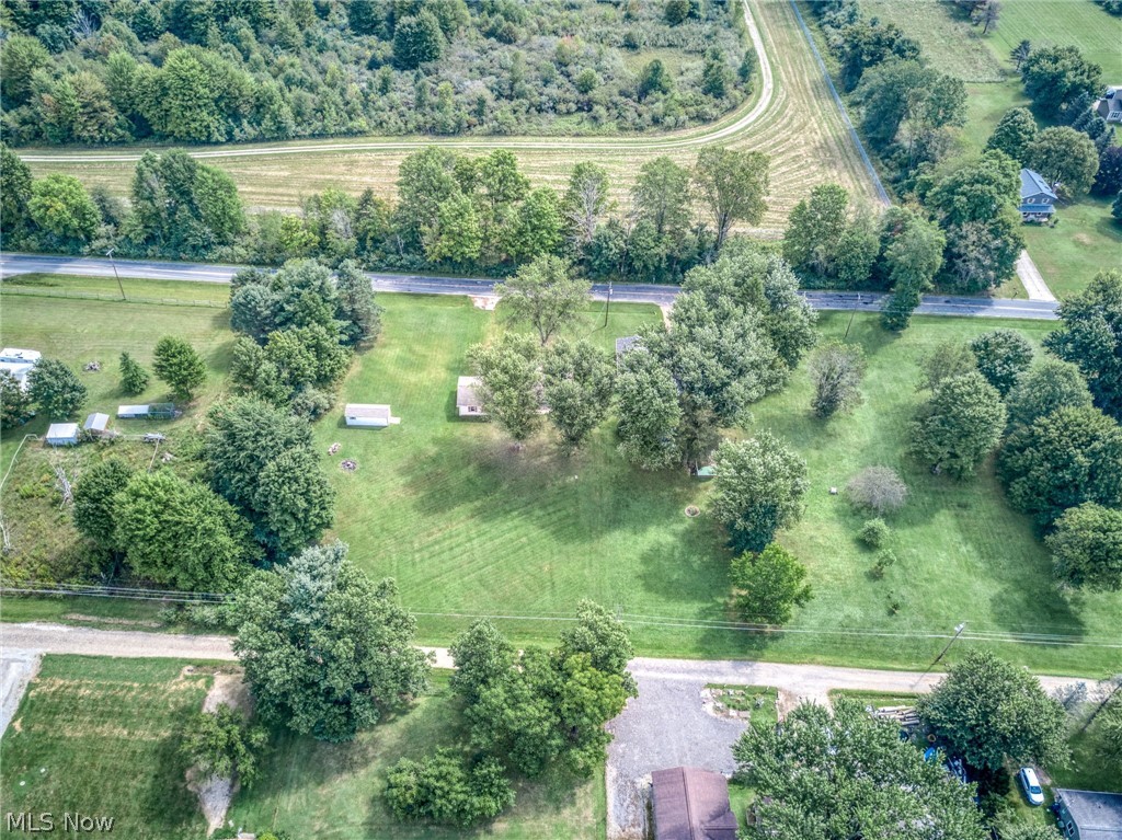 6503 Garrett Road Ravenna, OH 44266 - Photo 49 of 50 Expansive lot featuring mature trees, a grassy expanse, and direct road access