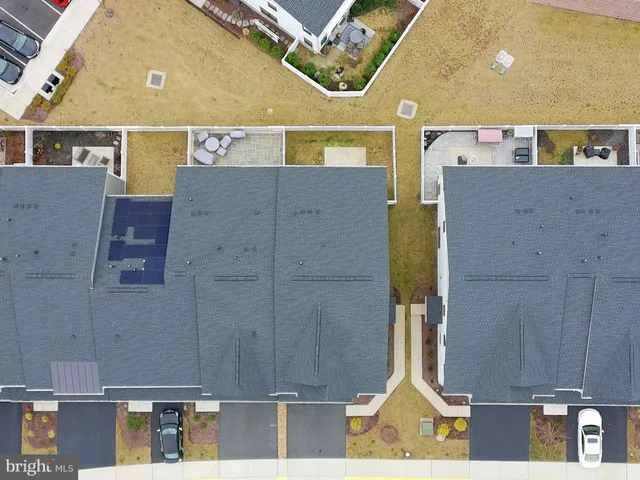 an aerial view of residential houses