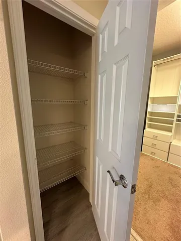 a view of a closet