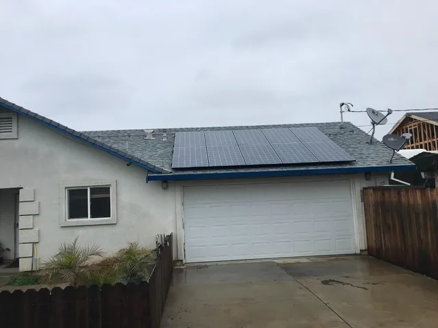 a backyard of a house