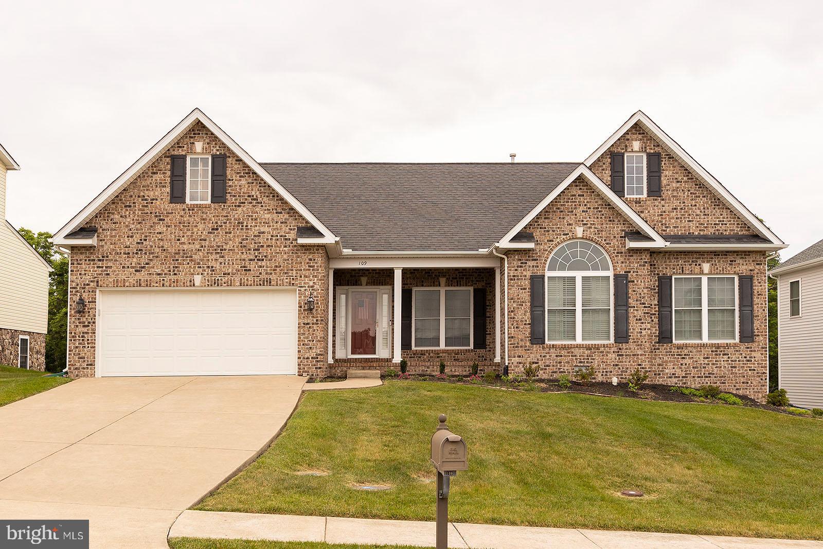 109 Abrams Pointe Boulevard, Winchester, VA 22602 Compass