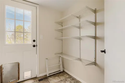 a view of an empty room