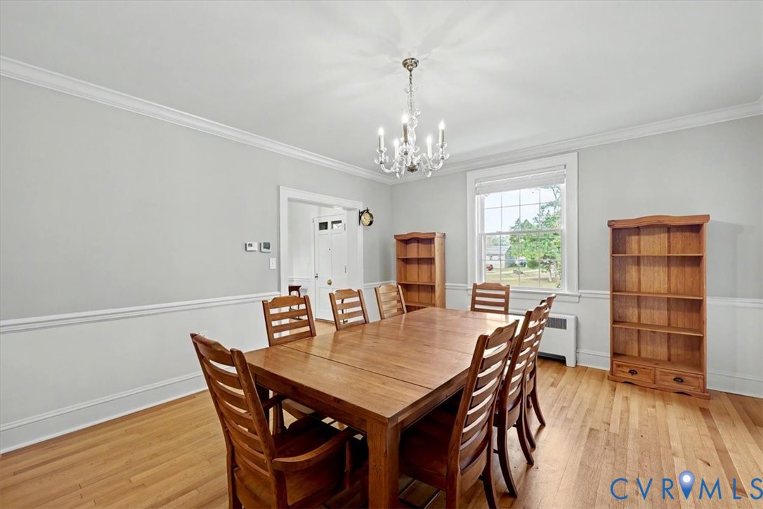 2800 Nottoway Boulevard Victoria, VA 23974 - Photo 19 of 45 Dining space featuring light wood-type flooring, c