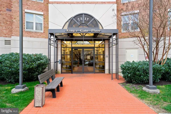a view of a building with a outdoor space