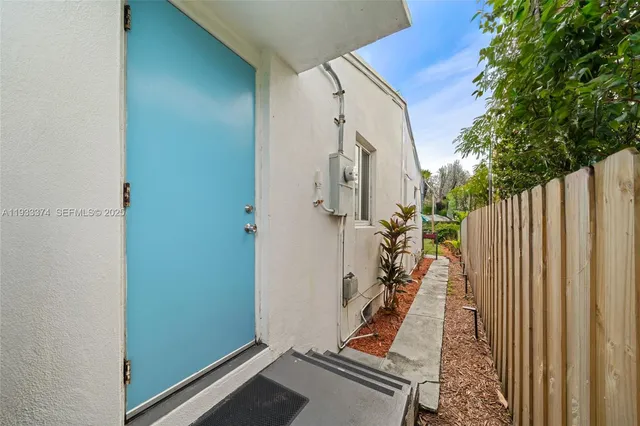 a view of a livingroom with a staircase
