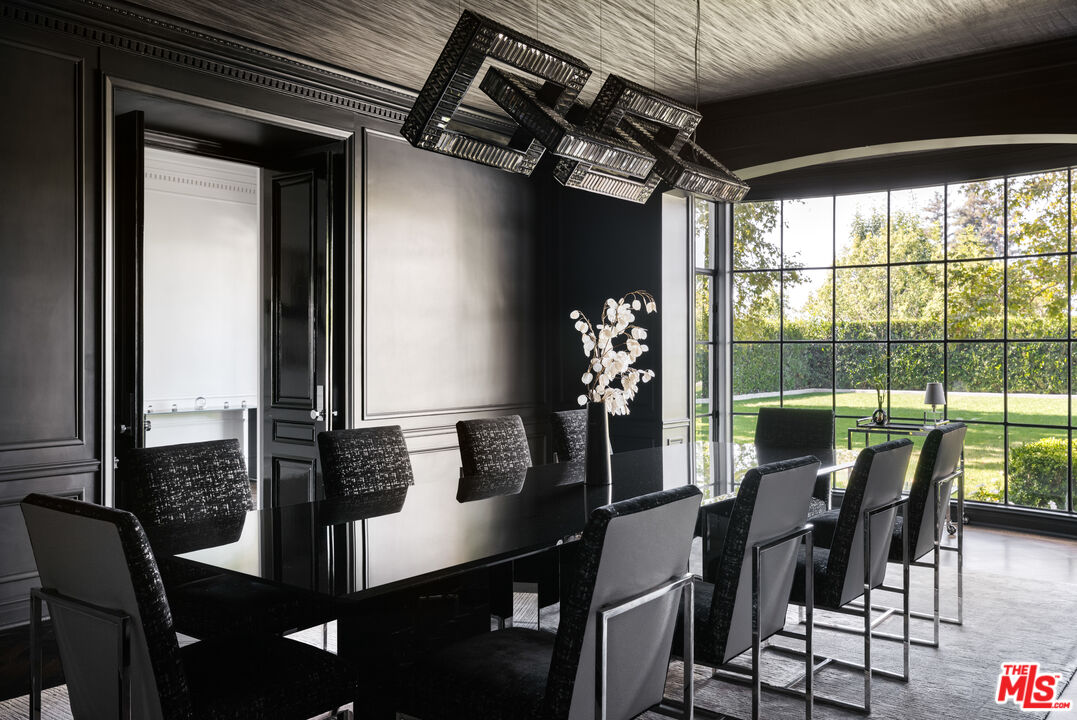 301 Copa De Oro Road Los Angeles, CA 90077 - Photo 13 of 33 a view of a dining room with furniture and window