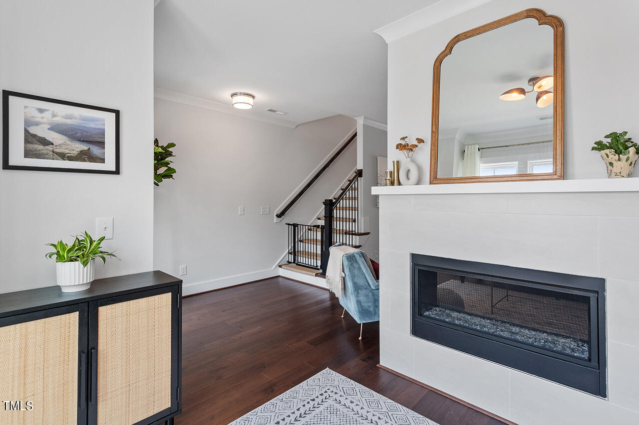638 Watauga Street Raleigh, NC 27604 - Photo 16 of 41 Another view of the double sided gas fireplace