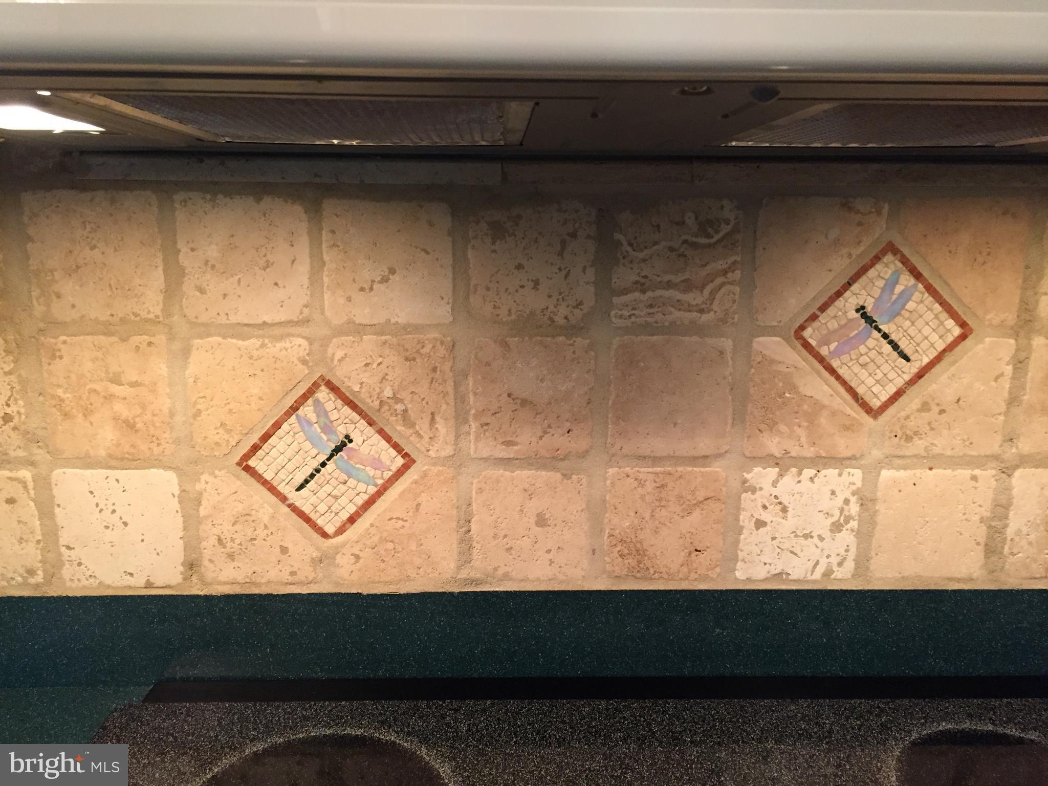 5861 Cari Road Huntingtown, MD 20639 - Photo 5 of 27 Kitchen - Custom Backsplash