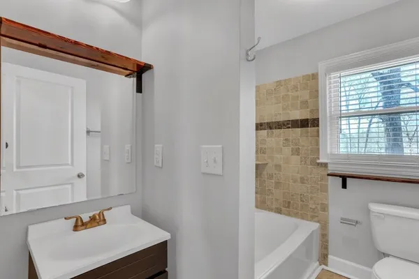 a bathroom with a sink